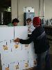 Finishing up the bottling of the Chardonnay