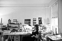 Vanessa Marsh in her studio