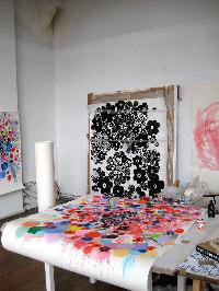 Nina Bovasso's studio