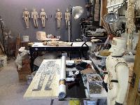Inside Todd's studio